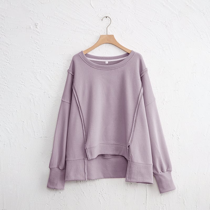 Loose Irregular Niche Sweater Top for Women
