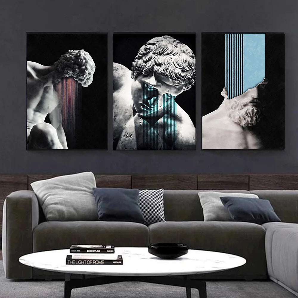 Divine Mastery: Zeus and Poseidon Art Collection.