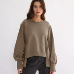 Loose Irregular Niche Sweater Top for Women