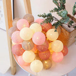 Cozy Cotton Ball LED Ambient Fairy Lantern Lights