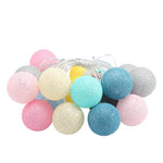 Cozy Cotton Ball LED Ambient Fairy Lantern Lights