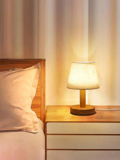 Cozy Glow Wood Lamp.