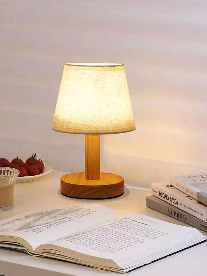 Cozy Glow Wood Lamp.