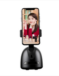 360° Smart AI Face-Tracking Phone Mount with Dual Fill Lights & Telescopic Tripod (200cm)