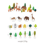 Montessori Wooden Animal Stacking Balance Toy Set