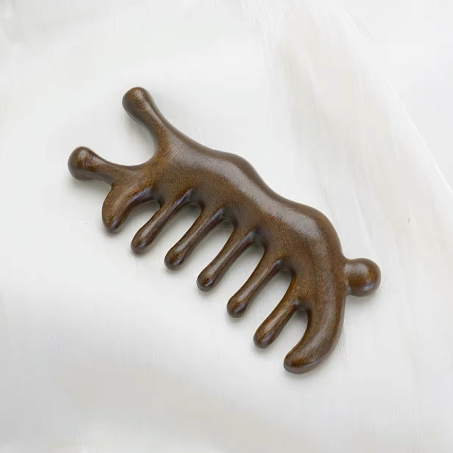 Sandalwood Ergonomic Scalp & Body Massager