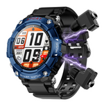 2-in-1 Smart Watch with Built-in MP3 Music Player & Bluetooth Audio Support
