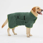 Ultra-Absorbent Microfiber Pet Drying Bathrobe