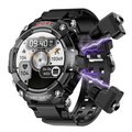 2-in-1 Smart Watch with Built-in MP3 Music Player & Bluetooth Audio Support