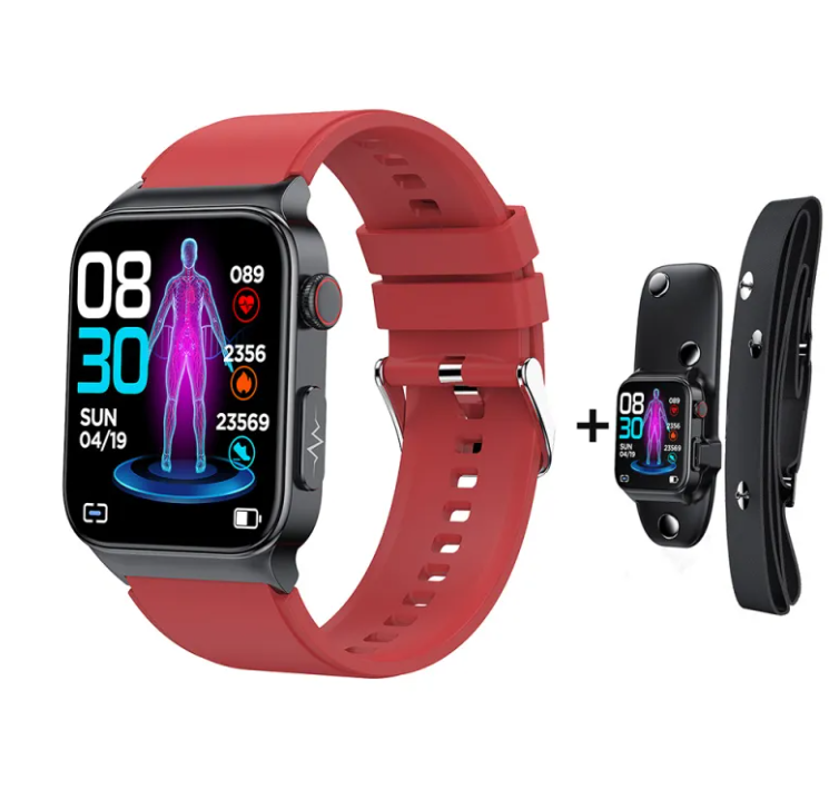 Precision ECG + PPG Health & Fitness Smart Watch with Heart Rate & Blood Oxygen