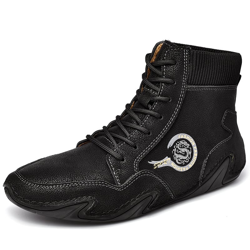 British Style High Top Martin Boots for Men Plus Size