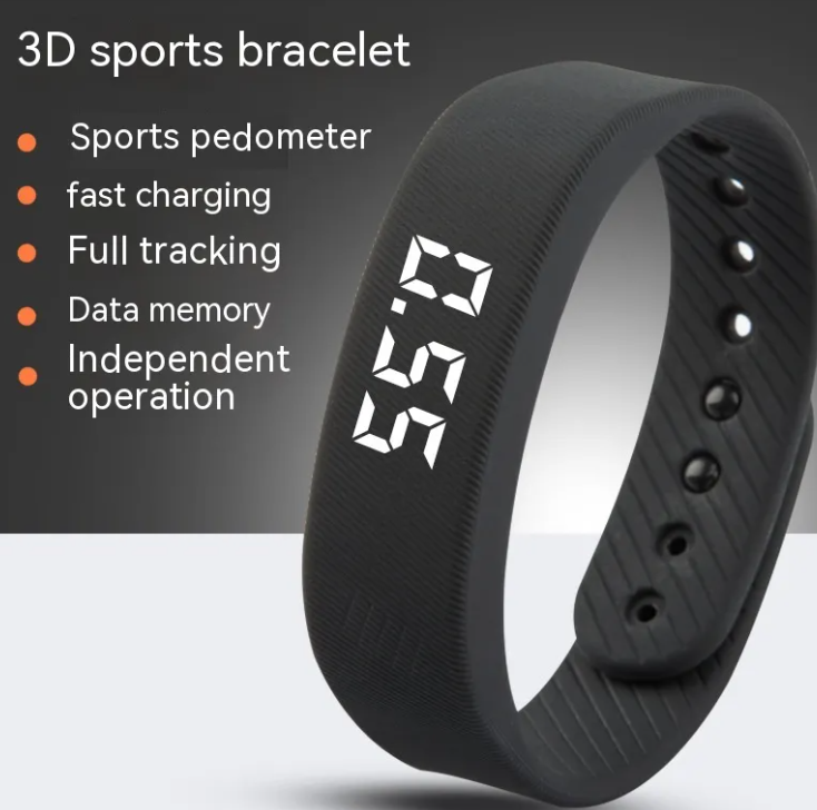 Ultra-Lightweight Daily Activity & Sleep Fitness Tracker Band