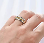 Stainless Steel Spinner Fidget Anxiety Relief Ring