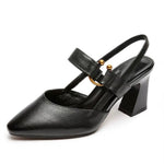 Summer Women's Chunky Heeled Sandals - Fashion Footwear