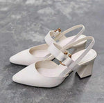 Summer Women's Chunky Heeled Sandals - Fashion Footwear