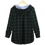 Protein Fiber Hooded Checkered Jacket