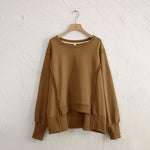 Loose Irregular Niche Sweater Top for Women
