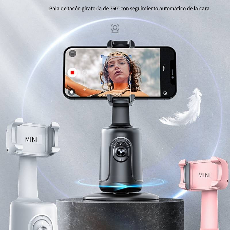 360° Gimbal Stabilizer with Ai Face Tracking for Phones