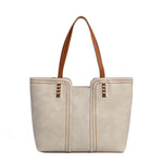 Retro Women's Tote Bag - Large Capacity Commuter Handbag