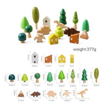 Montessori Wooden Animal Stacking Balance Toy Set