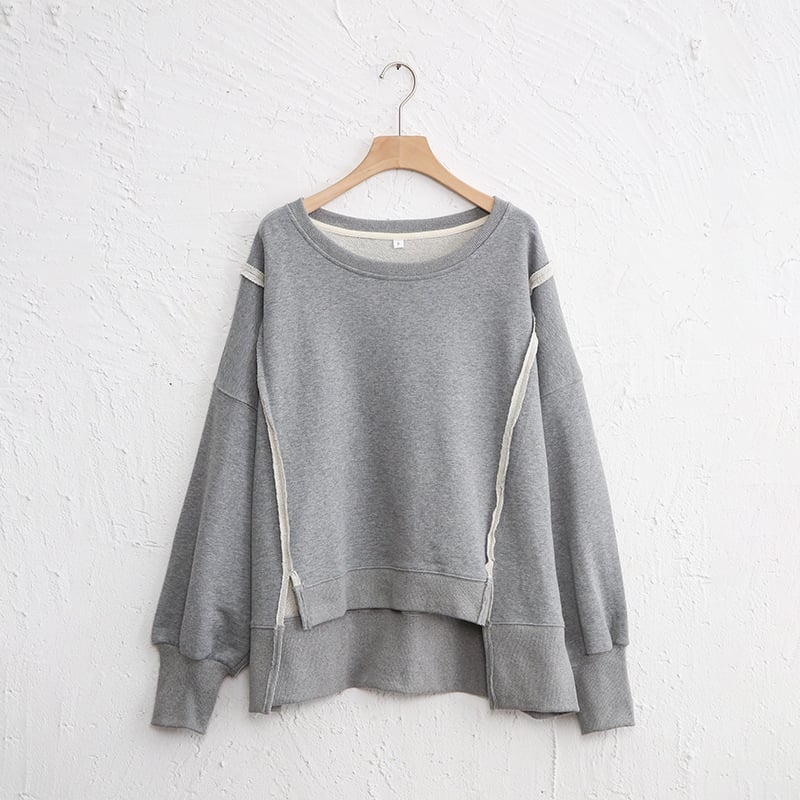 Loose Irregular Niche Sweater Top for Women