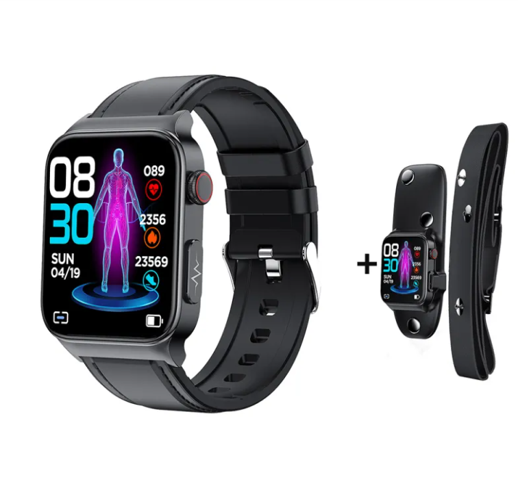 Precision ECG + PPG Health & Fitness Smart Watch with Heart Rate & Blood Oxygen