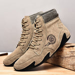 British Style High Top Martin Boots for Men Plus Size