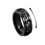 Stainless Steel Spinner Fidget Anxiety Relief Ring