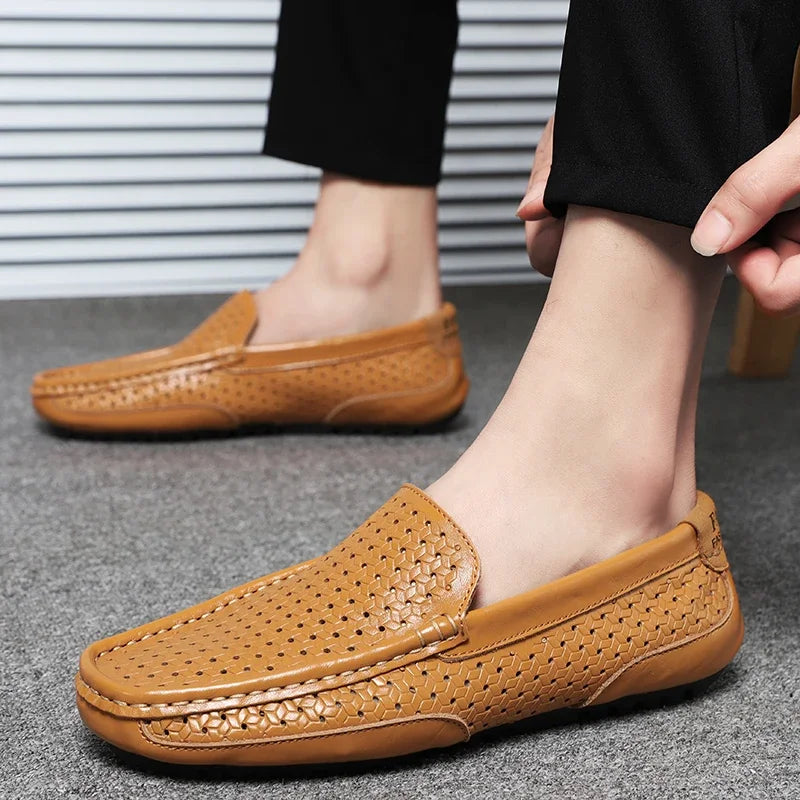 Airy Leather Shoes For Men.