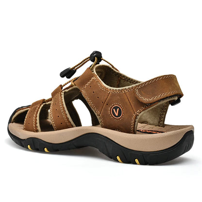 Heritage leather sandals.