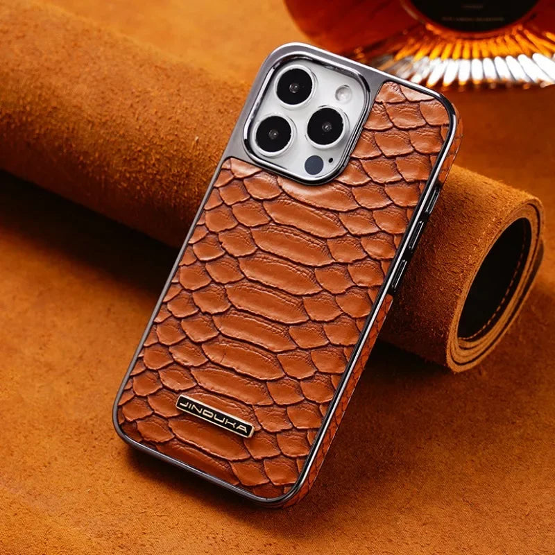 Luxury Leather Case For Your iPhone.