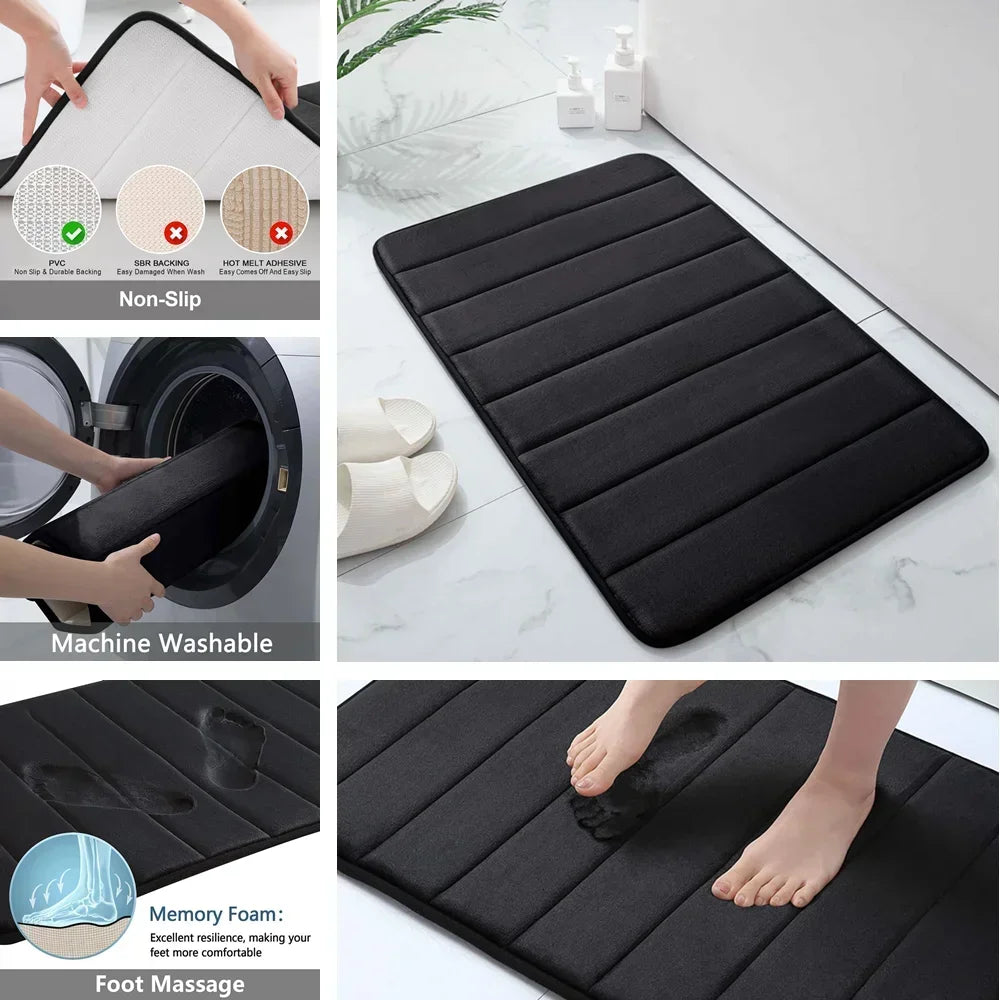 Safety Comfort Shower Mats: Hydro Grip Luxe.