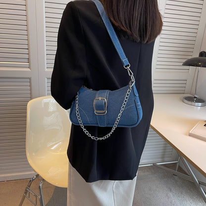 Elegance in Denim Handbag.