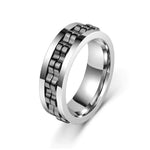 Stainless Steel Spinner Fidget Anxiety Relief Ring
