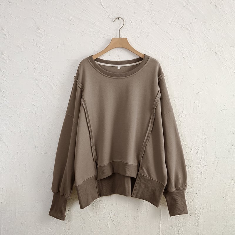 Loose Irregular Niche Sweater Top for Women