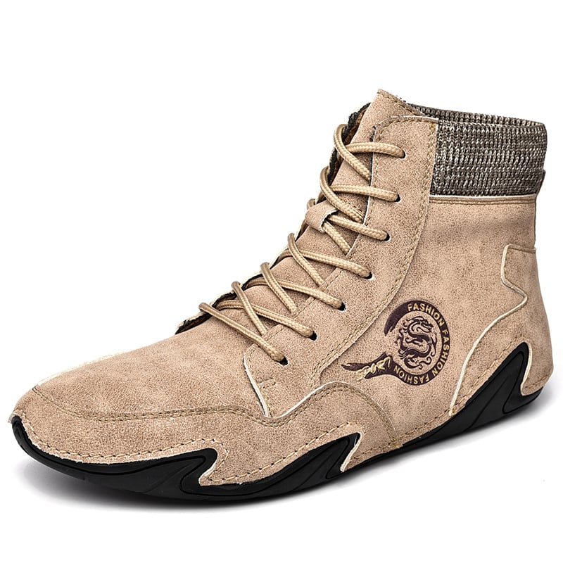 British Style High Top Martin Boots for Men Plus Size