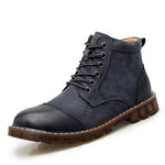 English Martin Boots for Men - Casual Fleece Short Boots