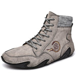 British Style High Top Martin Boots for Men Plus Size