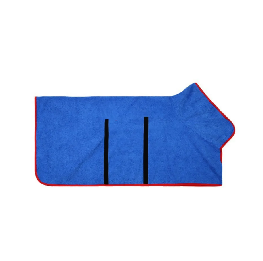 Ultra-Absorbent Microfiber Pet Drying Bathrobe