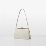 Retro Cowhide Texture Messenger Bag for Women