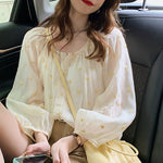 French Chic Long Sleeved Top for Women