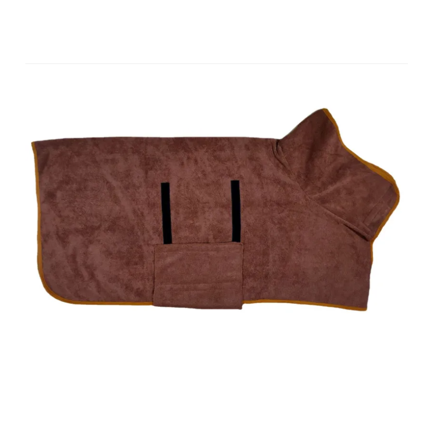 Ultra-Absorbent Microfiber Pet Drying Bathrobe
