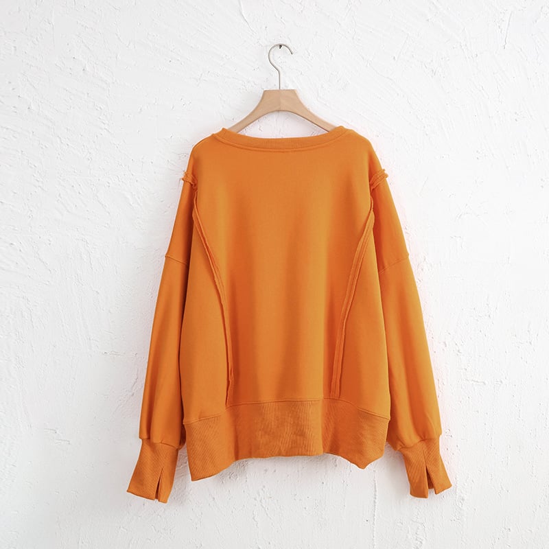 Loose Irregular Niche Sweater Top for Women