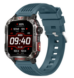 HT29 Rugged Tactical Military Smart Watch (Bluetooth Calling & Health Monitor)