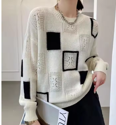 NOLA Stylish Print Knit Top for Women (Spring 2023)