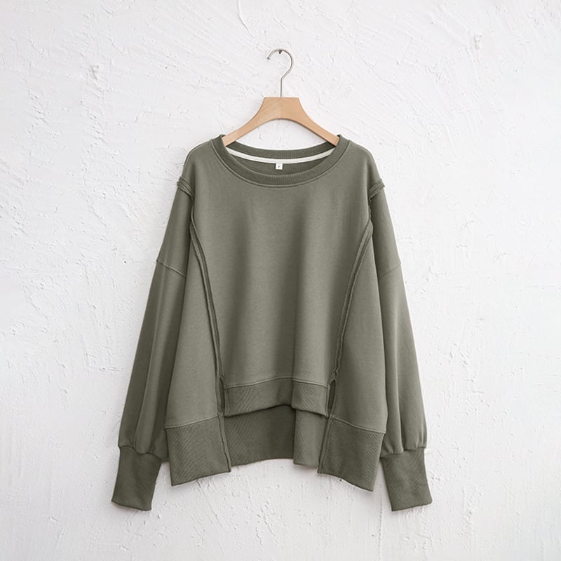 Loose Irregular Niche Sweater Top for Women