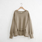 Loose Irregular Niche Sweater Top for Women