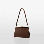Retro Cowhide Texture Messenger Bag for Women