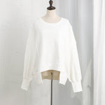 Loose Irregular Niche Sweater Top for Women