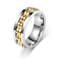 Stainless Steel Spinner Fidget Anxiety Relief Ring